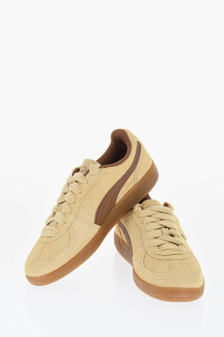 THE ARCHIVE Suede PALERMO Low-Top Sneakers with Contrast Logo