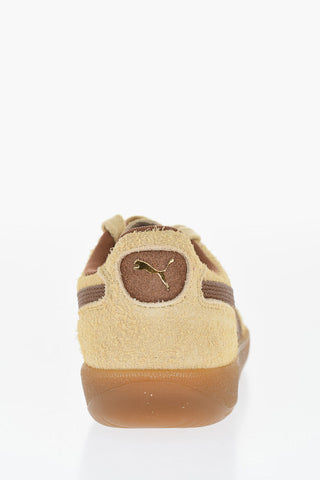 THE ARCHIVE Suede PALERMO Low-Top Sneakers with Contrast Logo