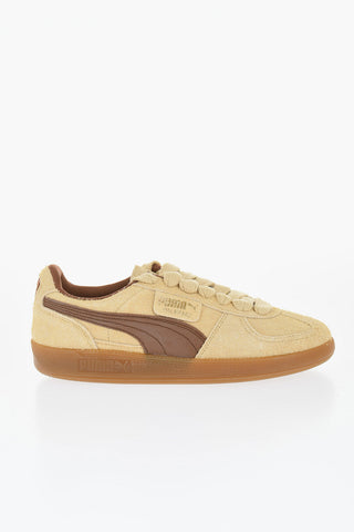 THE ARCHIVE Suede PALERMO Low-Top Sneakers with Contrast Logo