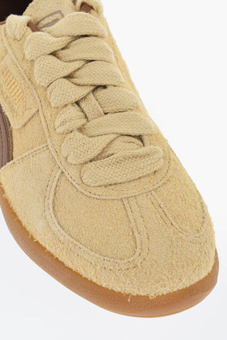 THE ARCHIVE Suede PALERMO Low-Top Sneakers with Contrast Logo