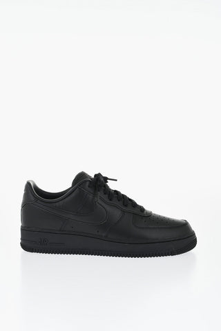 Solid Color Leather AIR FORCE 1'07 FRESH Low Top Sneakers