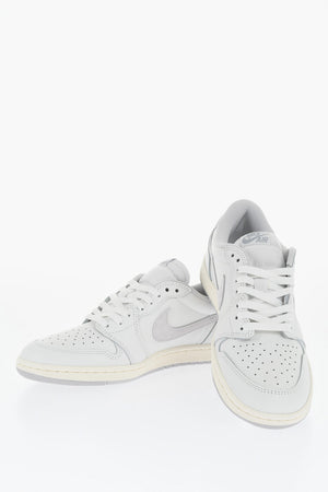 AIR JORDAN Solid-Color Leather Low Sneakers