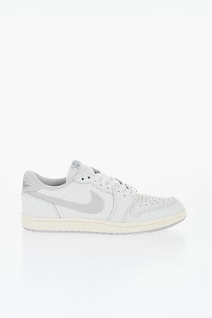 AIR JORDAN Solid-Color Leather Low Sneakers