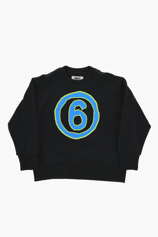 Printed Cotton Crew-neck Sweatshirt