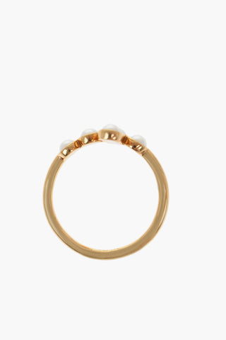 Golden Effect Brass 2 Pair Of Rings Set