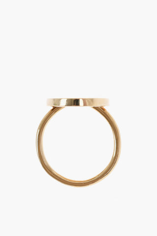 Golden Effect Brass 2 Pair Of Rings Set