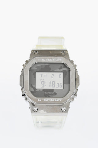 CASIO Multifunction Digital Watch With Transparent Strap Camouflage