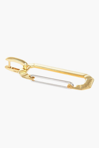 18K White Gold CHIARA Single Earring with Snap Hook