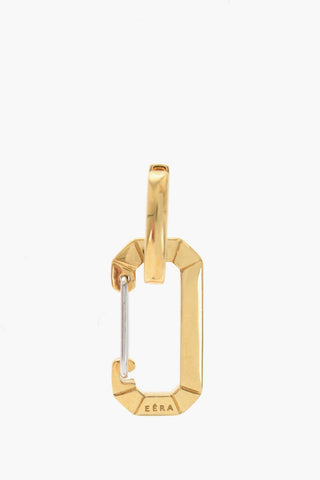 Solid Color 18K Yellow Gold Mini Single CHIARA  Earring 