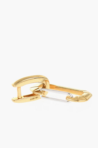 Solid Color 18K Yellow Gold Mini Single CHIARA  Earring 