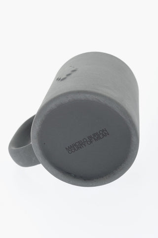 Tazza in Ceramica Opaca con Monogram in Rilievo
