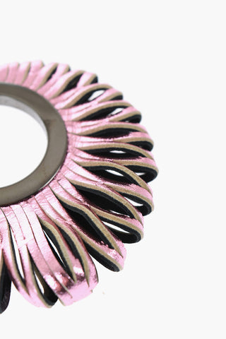 Metallic Leather Earrings