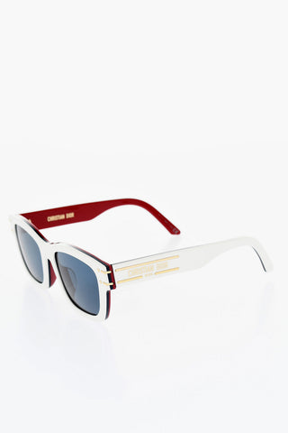 DIOR ALPS Two-Tone DIOR SIGNATURE D3U Wayfarer Sunglasses with Golden Logo