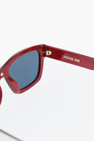 DIOR ALPS Two-Tone DIOR SIGNATURE D3U Wayfarer Sunglasses with Golden Logo