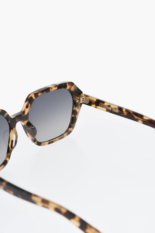 Tortoiseshell DiorMidnight S2F Sunglasses with Gradient Lenses