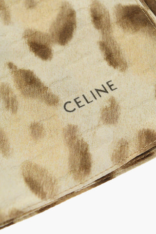 Animal Motif Silk Foulard