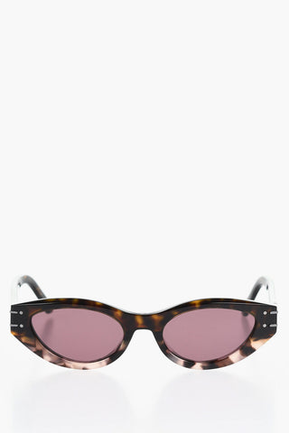 Tortoiseshell DiorSignature B5I Cat-Eye Sunglasses