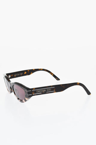 Tortoiseshell DiorSignature B5I Cat-Eye Sunglasses