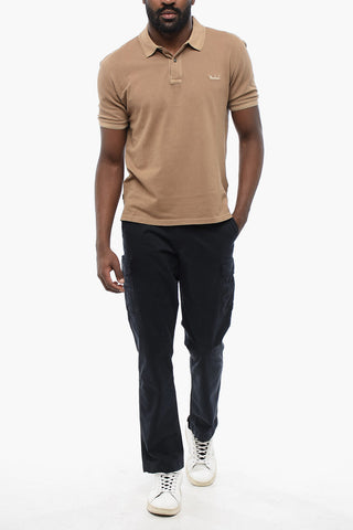 Ton-sur-ton Embroidered Mackinack Polo