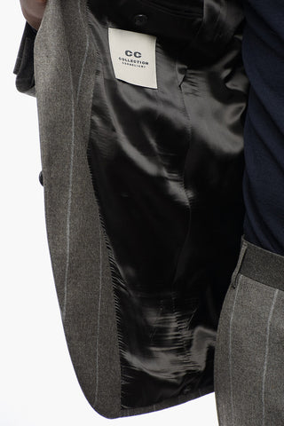 CC COLLECTION Abito Gessato RIGHT in Misto Lana