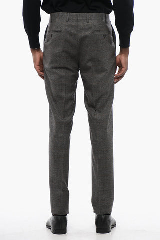 CC COLLECTION Virgin Wool RIGHT Suit with Windowpane Pattern