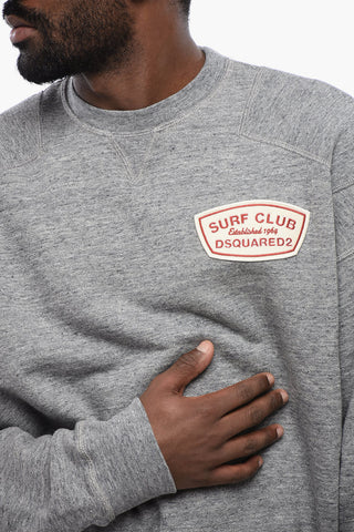 Cipro Fit Brushed Cotton SURF CLUB Crewneck Sweater