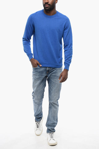 Maglia Girocollo In Misto Lino