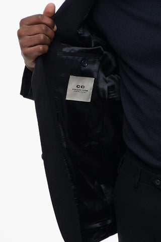 CC COLLECTION Abito in Misto Lana Vergine RIGHT con Rever Classico