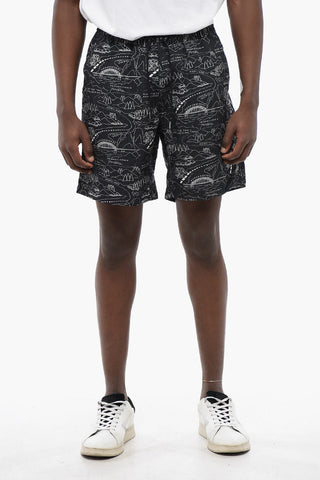 Printed TENCEL Shorts
