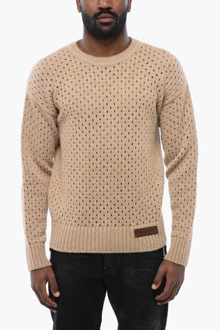 Maglione In Lana Tramato