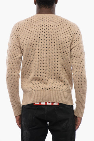 Maglione In Lana Tramato