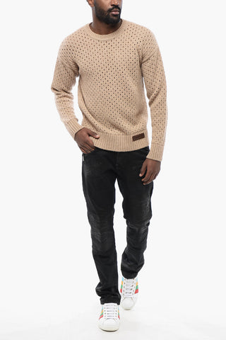 Maglione In Lana Tramato