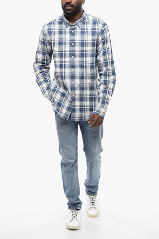 Camicia Button-Down OXFORD A Quadri