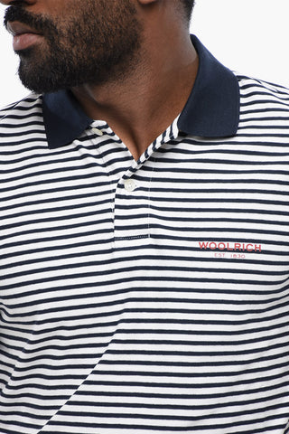 Stretch Striped Polo