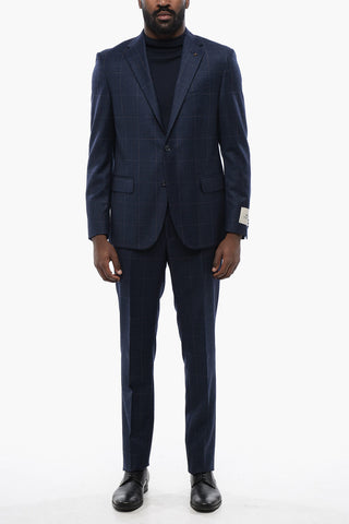 CC COLLECTION District Check RIGHT Virgin Wool Suit
