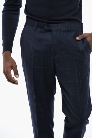 CC COLLECTION District Check RIGHT Virgin Wool Suit