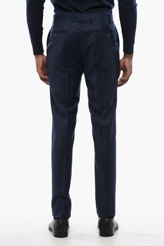 CC COLLECTION District Check RIGHT Virgin Wool Suit