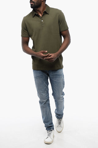 Short Sleeved Cotton Polo
