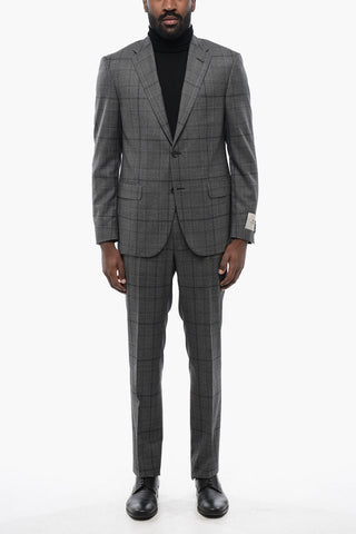 CC COLLECTION District Check RIGHT Virgin Wool Suit