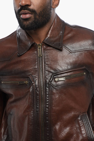 Giubbotto in Pelle Vintage