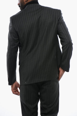CC COLLECTION Virgin Wool RIGHT Pinstriped Suit