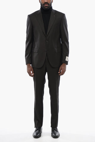 CC COLLECTION Pinstriped RIGHT Suit with Notch Lapel