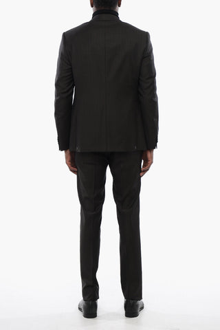 CC COLLECTION Pinstriped RIGHT Suit with Notch Lapel