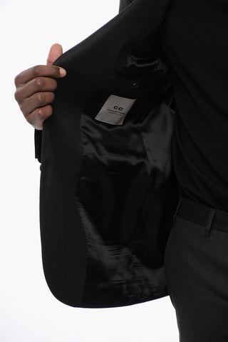 CC COLLECTION Pinstriped RIGHT Suit with Notch Lapel