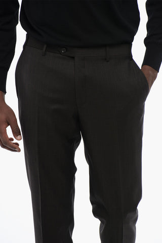CC COLLECTION Pinstriped RIGHT Suit with Notch Lapel