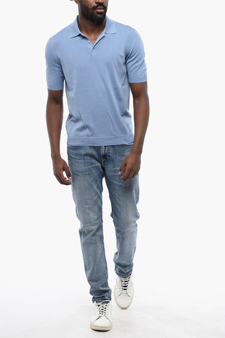 Short Sleeved Cotton Polo