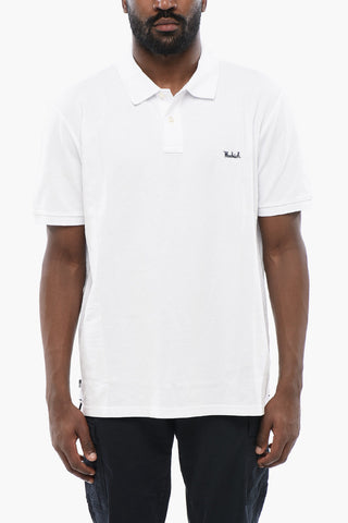 Piquet Cotton Polo with Embroidery