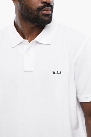 Piquet Cotton Polo with Embroidery