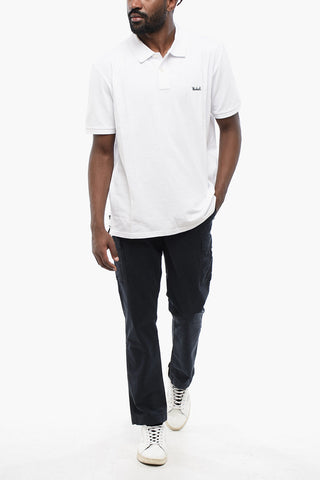 Piquet Cotton Polo with Embroidery
