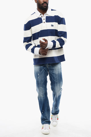 Polo A Long-Sleeve A Striped